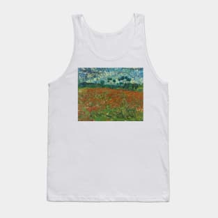 Poppy Field by Vincent van Gogh Tank Top